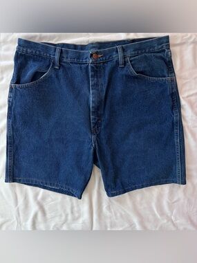 90s Style Relaxed Demin Jorts-Size 38
